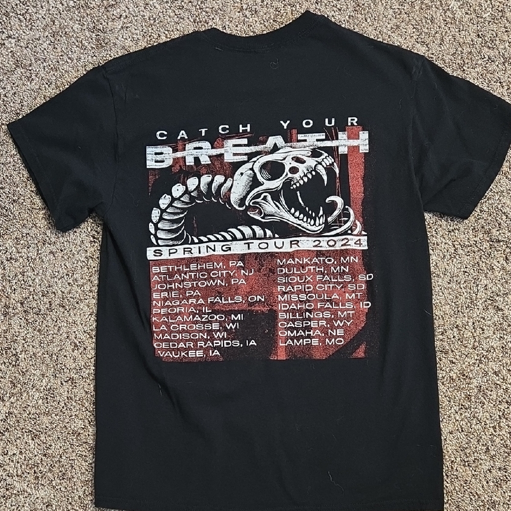 Catch Your Breath T-Shirt - Black